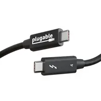 Plugable Technologies Plugable Thunderbolt 4 Cable Thunderbolt Certified 6.6 ft USB4 Cable with 100W, image 3