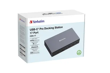Verbatim Americas USB-C Pro Docking Station 17-in-1, image 4