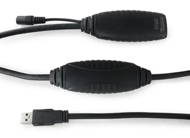 Plugable Technologies Plugable 10 Meter (32 Foot) USB 3.0 Active Extension Cable with AC Power Adapter, image 7