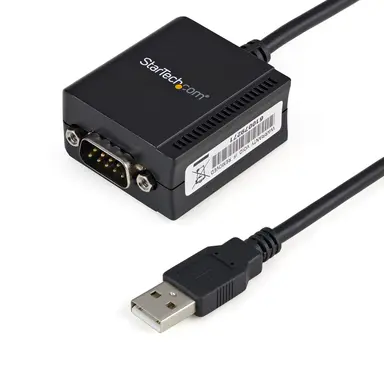 StarTech.com 1-Port Ftdi USB to Serial RS232 Adapter Cable with Com Retention - TAA