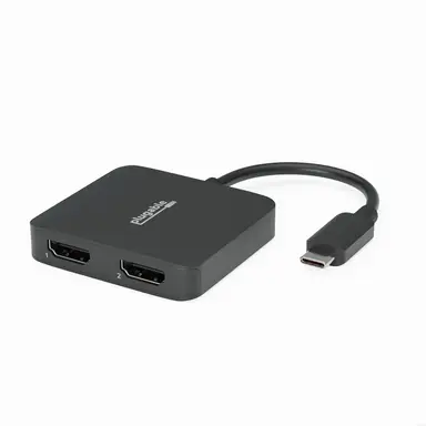 Plugable Technologies Plugable USB C to HDMI Adapter for Dual Monitors, 4K 60HZ USB C Hub for Windows