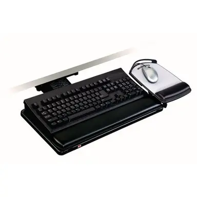3M Display Materials and Syste Adjustable Keyboard Tray, Knob Adjust Arm