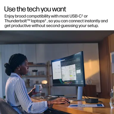 HP USB-C 100W G6 Dock United States / Canada English, image 7