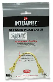 Intellinet Patch Cable Cat 5E UTP Yellow 0.5 ft Snagless Boot, image 8