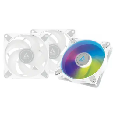 Arctic Cooling P12 PWM PST a-RGB 0DB (White) 3PCS Value Pack