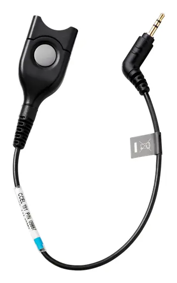 Epos USA Ccel 191 - Standard Bottom Cable, ED to 2.5MM 3 Pole - Operating Temperature Ran