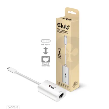 Club 3D B.V USB3.2 GEN1 Type-C to Gigabit Ethernet Adapter. Enable Your MacBook, Chromebook, image 6