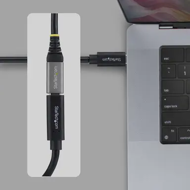 StarTech.com 2 ft (60cm) 40Gbps USB4 Extension Cable, Thunderbolt 4 Compatible, 240W Charging, 8K 60Hz/4K 240Hz, USB-C Extender Cord, DP2.1 Type C Male to Female, MacBook, iPhone, iPad, image 5