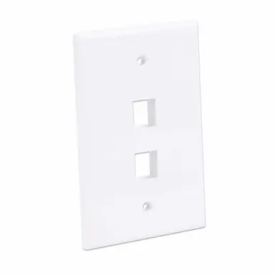 Intellinet 2-Outlet Oversized Keystone Wall Plate, image 6