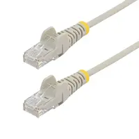 StarTech.com 15 ft Gray Slim Cat6 Ethernet Cable, Snagless, 100W PoE, UTP, LSZH, 28AWG Bare, image 3