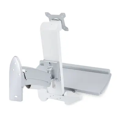 StarTech.com Single Display Sit-Stand Wall Mount Workstation - 27IN/17.6LB VESA 75X75-100X100, image 6