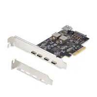 STARTECH.COM 5-PORT USB PCIE Card USB 3.2 10GBPS Pci Express Card with 4X USB-C Ports 1X U, image 3