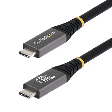StarTech.com 1.5FT/45CM USB-If Certified USB4 Cable Supports 80GBPS; DisplayPort 2.1 Video W/