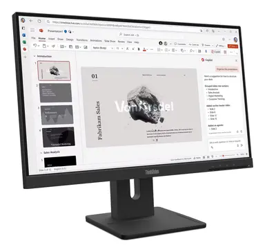 Lenovo E22-40, 22 Inch FHD Monitor with IPS, LTPS Stand, Speakers, and 100HZ Refresh RA, image 6