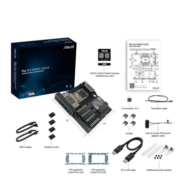 ASUS Pro Workstation W890-SAGE Intel W890 (LGA 4710-2) Ceb Workstation Motherboard PCIE, image 8