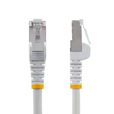 StarTech.com 1 ft Cat6a Ethernet Cable - White - Low Smoke Zero Halogen (LSZH) - 10GBE 500MHz, image 6