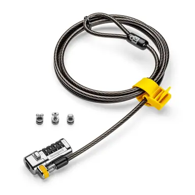 Kensington Computer Clicksafe Universal Combination Laptop Lock - Master Coded