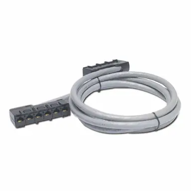APC by Schneider Electric APC Data Distribution Cable, Cat5e UTP CMR Gray, 6XRJ-45 Jack to 6XRJ-45 Jack, 4, image 4