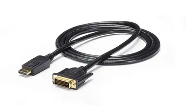 StarTech.com 6 ft Passive DP 1.2 to DVI-D Single-Link Cable Connects DVI Monitor; 1920X1200/10, image 4