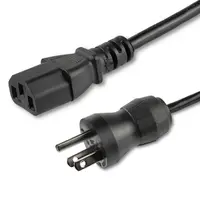 StarTech.com 10 ft (3M) 18AWG Hospital Grade Power Cord W/ NEMA 5-15P and IEC C13 Connectors;, image 3