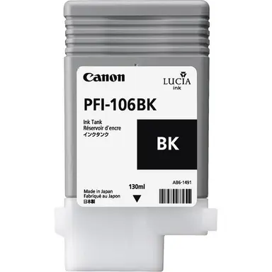 Canon PFI-106BK - Pigment Ink Tank 130ML, image 4