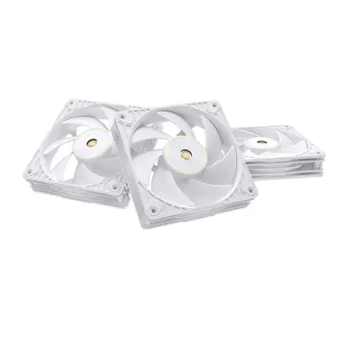 ASUS Proart PF120 White Edition 3-PACK 120MM Pwm Fans 3000RPM High AIRFLOW/STA