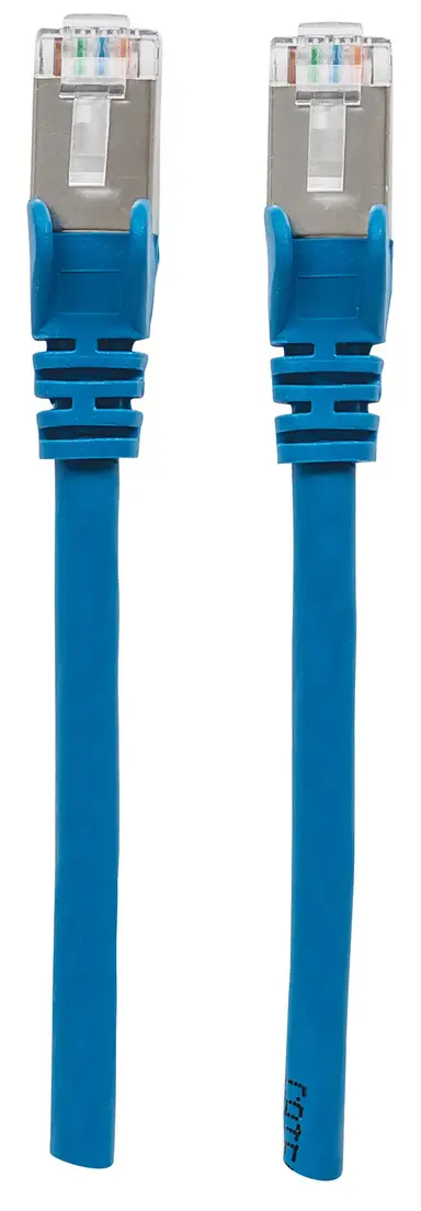Intellinet Augmented Category 6, Cat6a S/FTP Patch Cable, 10 FT, Blue Copper, 26 AWG, Snag, image 6