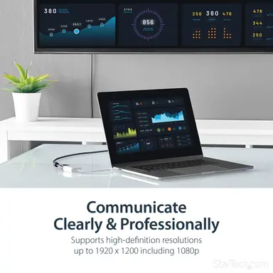 StarTech.com Connect Your MacBook, Chromebook or Laptop with USB-C to a VGA Monitor or Projec, image 8