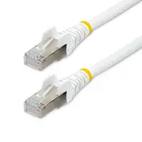 StarTech.com 10 ft Cat6a Ethernet Cable - White - Low Smoke Zero Halogen (LSZH) - 10GBE 500MHz, image 3