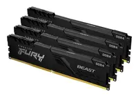 Kingston 128GB 3200MHz DDR4 CL16 Dimm (KIT OF 4) Fury Beast Black, image 3
