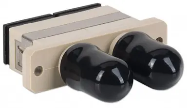 Intellinet Hybrid SC-ST Multimode Duplex Adapter, image 5