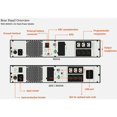 Vertiv Edge 1500VA/1350W 230V UPS, image 8