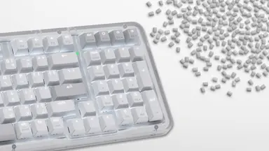Logitech Alto Keys K98M Wireless Mechanical Customizable - Off-White, image 2