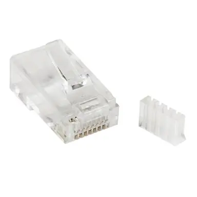 StarTech.com Solid Wire Cat 6 Modular Plug - 50 Pack - This Cat 6 RJ45 Modular Plug Can Be US