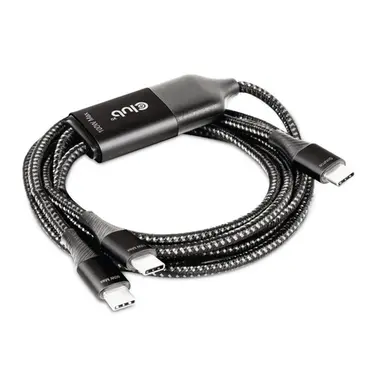 Club 3D B.V CLUB3D Is a USB-C to 2X USB-C Charging Cable (6 ft M/M). Fast Charge, image 4