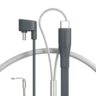 Bouncepad North America Reinforced Cable - Core Range Only - USB-C to USB-C - White