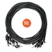 Intellinet Cat6 U/UTP Slim Network Patch Cable, 1 FT., Black, 10-Pack, image 5