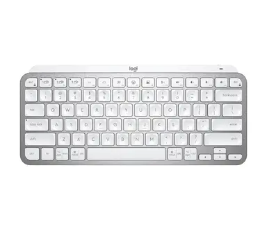 Logitech MX Keys Mini Minimalist Wireless Illuminated Keyboard - Pale Gray - US, image 6