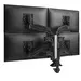 Chief Manufacturing KX Clmn Desk Mnt Quad 2L Arms Blk, image 5