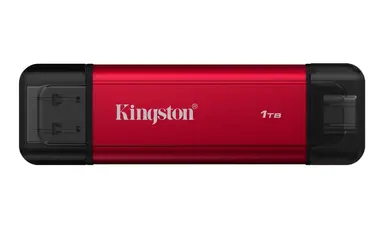 Kingston 1TB Dual USB-a/C Portable SSD, up to 1050MB/S USB 3.2 Gen 2