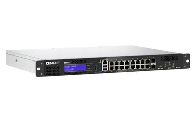 Qnap 16-PORT 1GBE Switch with 2 RJ45 And SFP+ Combo Port with Intel Celeron J411, image 7
