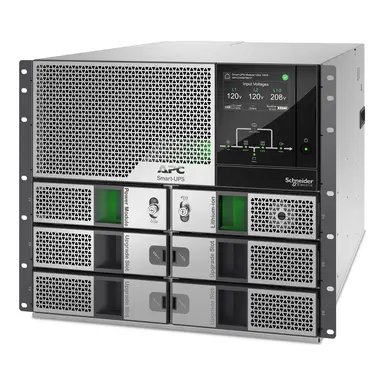 APC BY Schneider Electric APC Smart-Ups Modular Ultra 5KW Scalable to 15KW N+1 Redundant Rackmount 208/2
