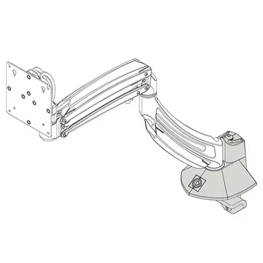 Chief Manufacturing Kxd K1D Desk Clamp Base Blk