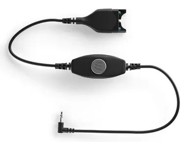 Epos USA Adapter Cable with Hook Switch and 3.5MM Jack-Connects to Smartphones
