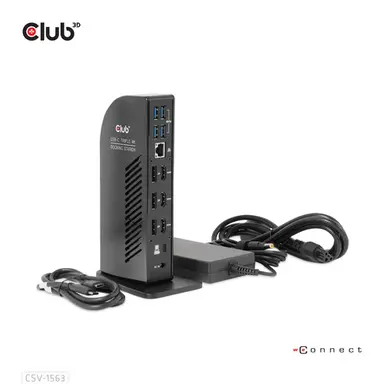 Club 3D B.V USB2 (10G) Typec 3X 4K60HZ Dock, image 3