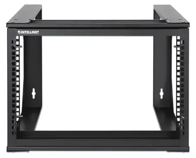 Intellinet 19 In. Wall Mount 2-Post Open Frame Network Rack, 6U, image 7