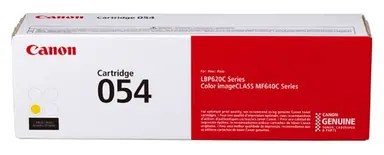 Canon Laser 054 Yellow, Toner Cartridge - for Use with LBP622CDW, LBP623CDW, MF641CDW, MF642