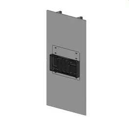 Peerless Industries Metal Stud Wall Plt FPS-1000 SP850 Black