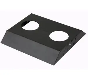 Peerless Industries Modular Series Dual-Pole Cosmetic Cover for Modular Series Square CEILING/FLOOR