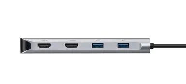 Targus USB-C ALT. Mode Dual HDMI 4K Mobile Dock with 140W Epr Pass-Thru & SD Reader Sil, image 7
